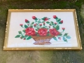 стара картина български гоблен , снимка 1
