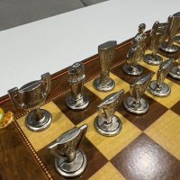 Метален шах на Real Madrid, снимка 2 - Шах и табла - 44166949