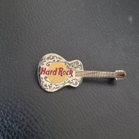 Оригинална значка знак Хард рок кафе китара Hard rock cafe, снимка 1 - Колекции - 44474199