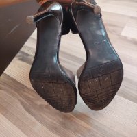 Дамски отворени обувки, снимка 4 - Дамски обувки на ток - 42219423