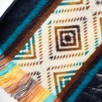 Автентичнo еквадорско унисекс вълнено пончо с вълци, различни цветове, снимка 4 - Пуловери - 35847418
