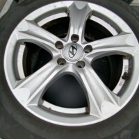 Джанти 17" за Hundai с гуми 225/65/17 Hankook, снимка 2 - Гуми и джанти - 36291065