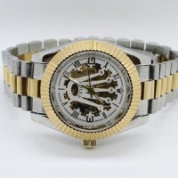 Мъжки луксозен часовник Rolex Crown 👑 Skeleton, снимка 1 - Мъжки - 41554683