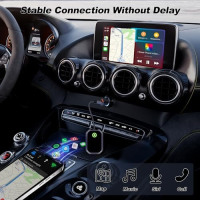Нов Нов CarPlay Адаптер - Безжично Удобство и Мултипотребителски Режим, снимка 3 - Друга електроника - 44615778