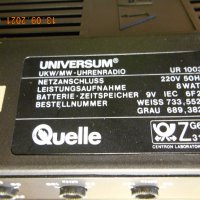 Universum UR 1003 radio clock alarm vintage 88, снимка 11 - Други - 34199602