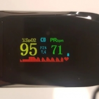 Медицински Пръстов пулсов оксиметър монитор за сърдечен ритъм Измерва кислорода и кръвната сатурация, снимка 6 - Уреди за диагностика - 36050437