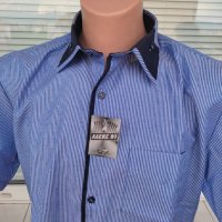 Продавам мъжка памучна лятна риза с къси ракави във два цвята, снимка 5 - Ризи - 41170099