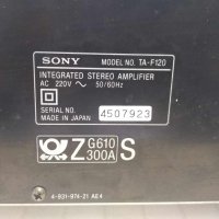 Стерео усилвател Sony TA-F120, снимка 7 - Ресийвъри, усилватели, смесителни пултове - 41515565