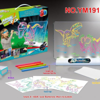 Магическа 3D дъска за рисуване
подарък за деца

, снимка 9 - Образователни игри - 44924349