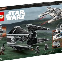 НОВО LEGO 75348 Star Wars- Mandalorian Fang Fighter vs TIE Interceptor 75348, снимка 3 - Конструктори - 42521273