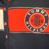 Тениска Tommy Hilfiger embroidered Blue/Red, size XL, снимка 4 - Тениски - 41491846