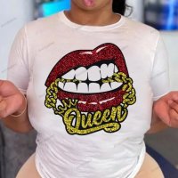 Дамска секси тениска с уникален дизайн, 7цвята - 023, снимка 4 - Тениски - 41648097