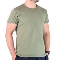 Военна Тениска T-Shirt цвят Olive, снимка 1 - Тениски - 41856402
