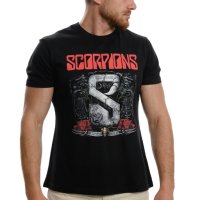 Нова мъжка тениска с дигитален печат на музикалната група Scorpions - Sting in the Tail С ГРЪБ, снимка 1 - Тениски - 40433930