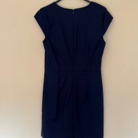 тъмно синя рокля , размер 38, S към M, снимка 3 - Рокли - 44242624