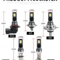 H7 LED крушки 2бр. комплект, снимка 4 - Аксесоари и консумативи - 35956080