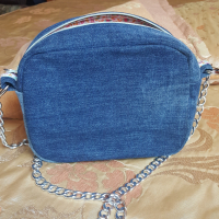 Чанта от дънков плат , снимка 3 - Чанти - 36288947