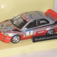 Mitsubishi Lancer Evolution VI WRC рали - мащаб 1:43 на Cararama в кутия, снимка 1 - Колекции - 41402866
