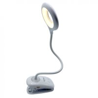 LED настолна лампа с щипка и USB , снимка 2 - Настолни лампи - 41932006
