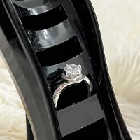 Сребърен пръстен с камъни от цирконии, снимка 3 - Пръстени - 44278382