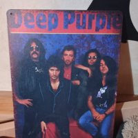  Deep Purple 1984 Perfect Strangers-метална табела (плакет), снимка 1 - Китари - 37518359