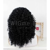  НОВА къдрава черна перука в афро стил Киана - ОТЛИЧНО КАЧЕСТВО!, снимка 4 - Аксесоари за коса - 25816535