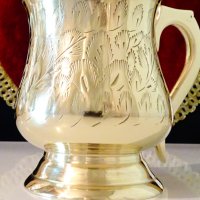 Бронзова чаша,халба Британска Индия,маркирана. , снимка 10 - Антикварни и старинни предмети - 41693297