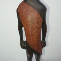 африканска дървена фигура,статуетка, снимка 11 - Статуетки - 38851654