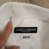 Страхотна Бяла мъжка риза D&G , снимка 1 - Ризи - 40462803