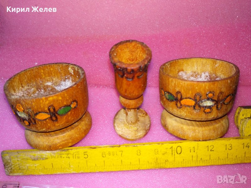 СТАР ДЕКОРАТИВЕН КОМПЛЕКТ ПИРОГРАФИРАНИ ДЪРВЕНИ МИНИАТЮРИ За КОЛЕКЦИЯ ТЕМАТИЧЕН ИНТЕРИОР 42943, снимка 1