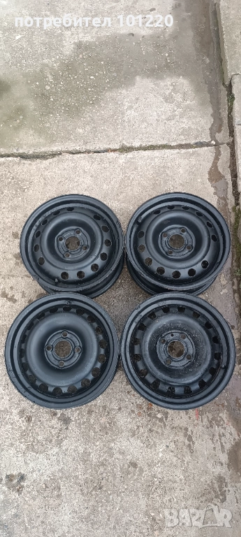 4 бр. железни джанти 14", снимка 1