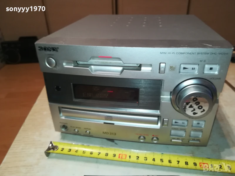 SONY HCD MD-313 MINIDISC/CD RECEIVER-ВНОС SWISS 1708251152, снимка 1