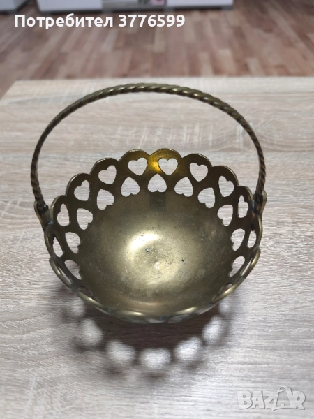 Месингова кошница , снимка 1