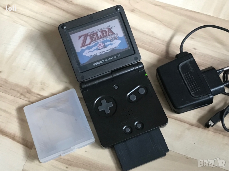  Nintendo Advance SP Onyx Black конзола, снимка 1