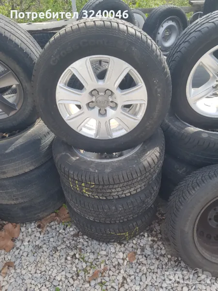 4бр. Алуминиеви джанти и гуми за АУДИ 16 цола 5х112мм, снимка 1