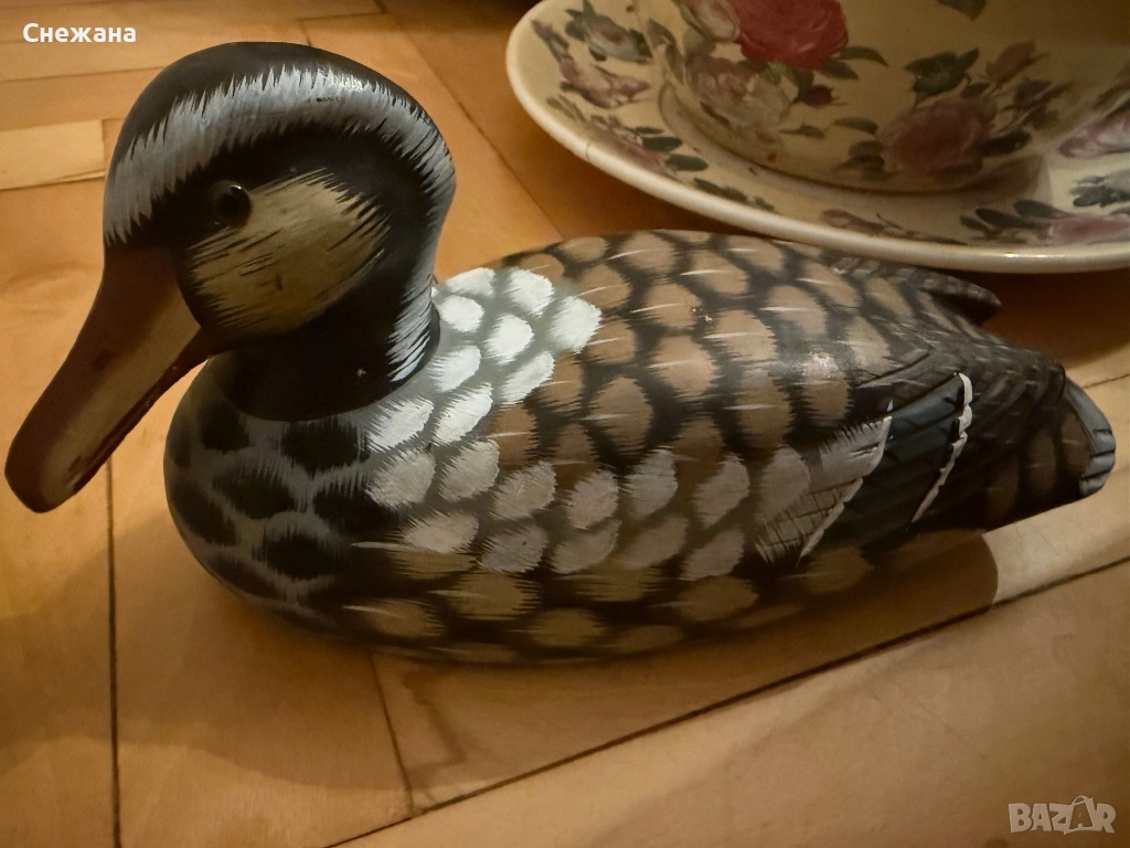 Дървена патица, снимка 1