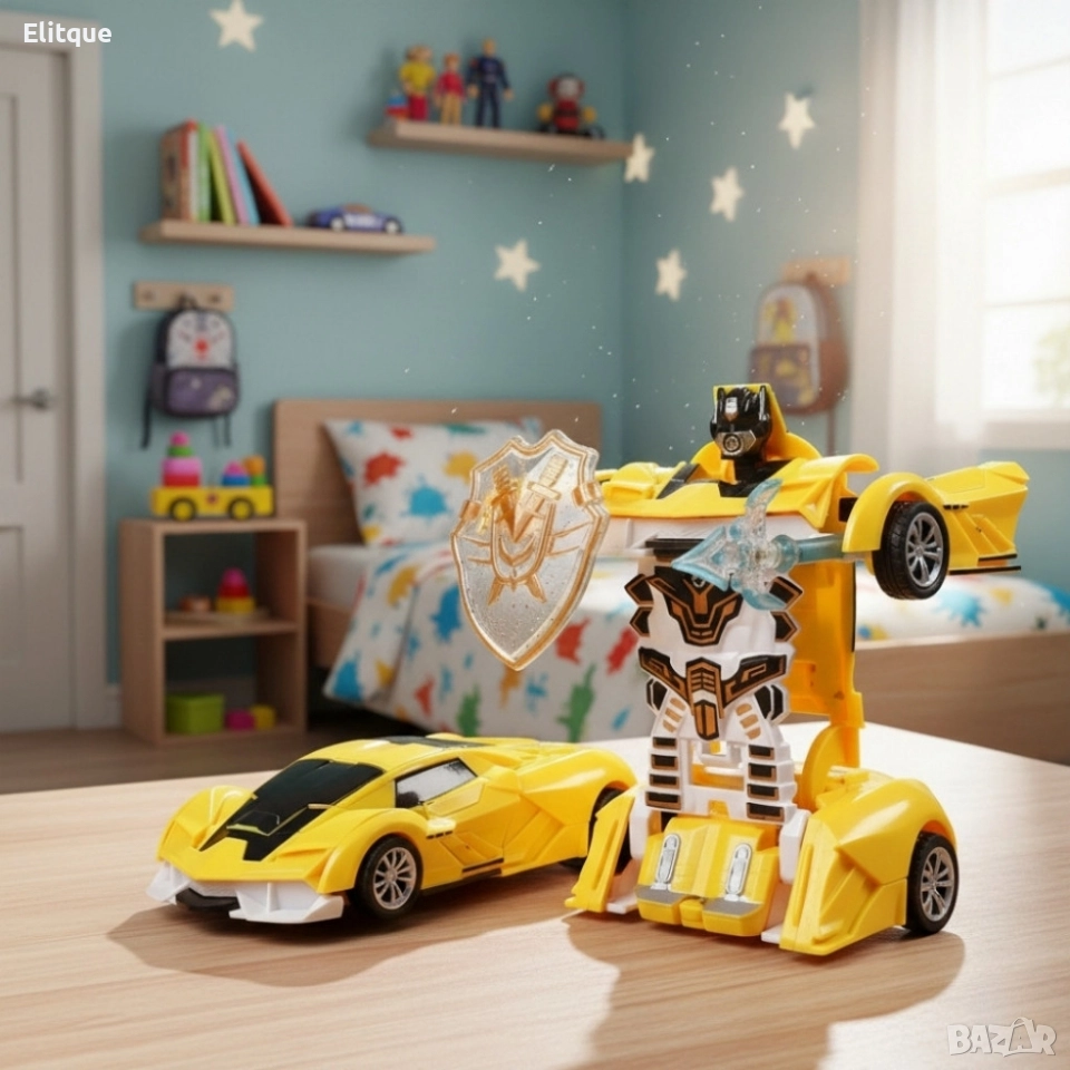 Детска играчка робот трансформираща се в количка - TOYCAR36, снимка 1
