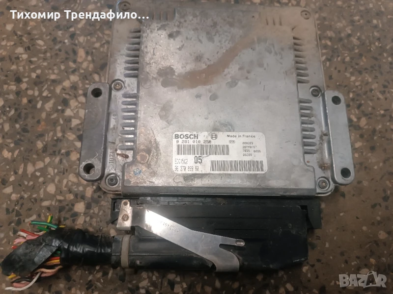 ECU компютър пежо 206 EDC15C2-6.1 0281010250 PEUGEOT 206 2.0 HDI 90HP 9637089980, снимка 1