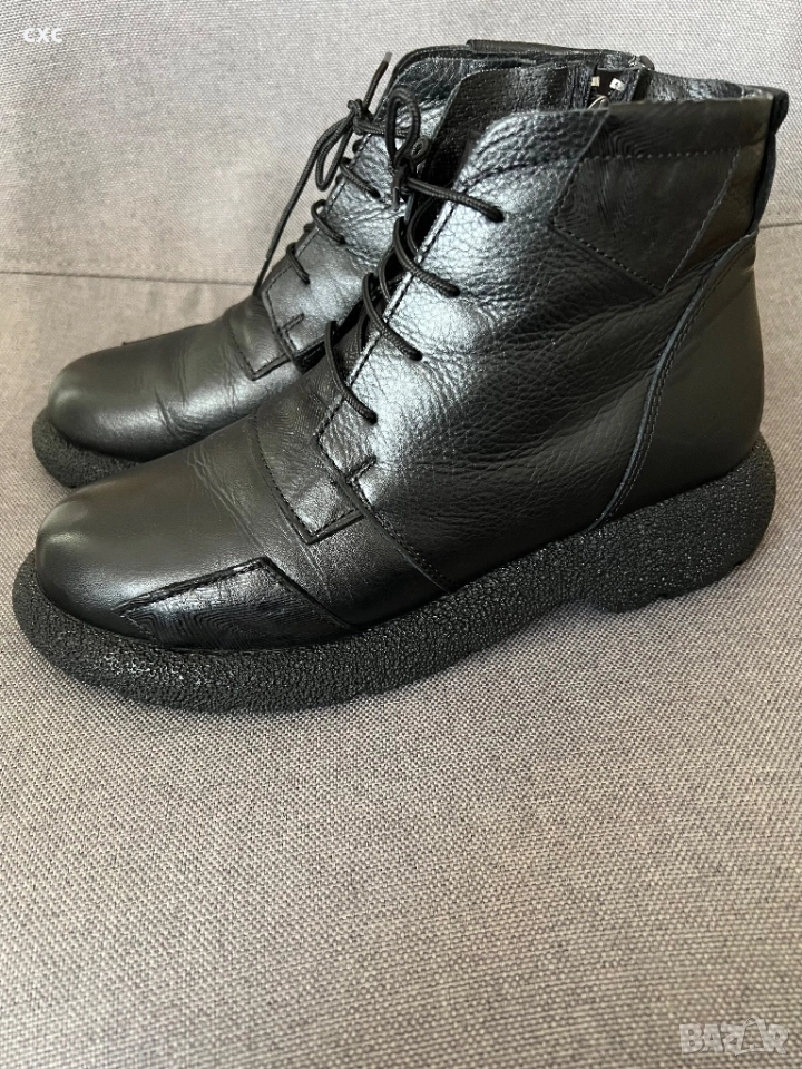 Дамски боти естествена кожа, снимка 1