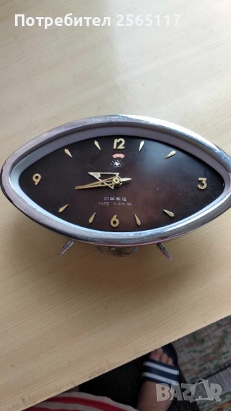 Будилник - рядък вид с елипсовиден циферблат, снимка 1