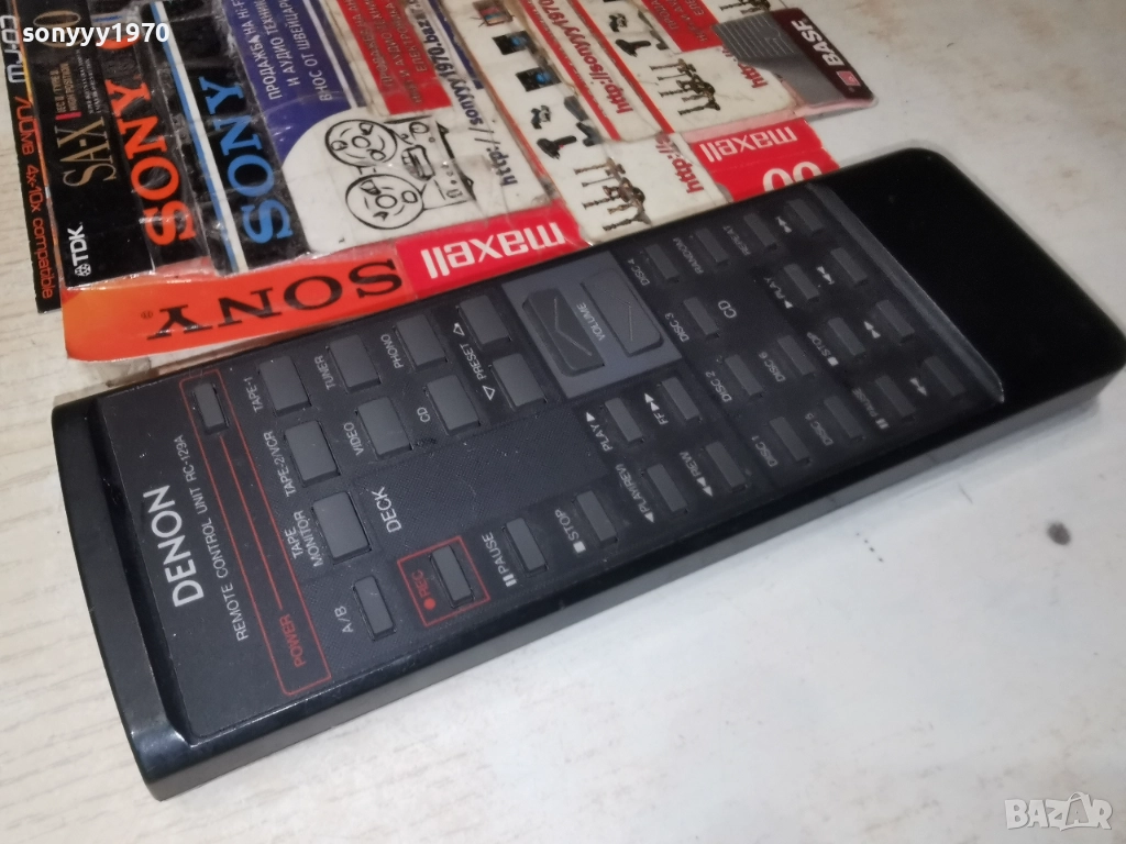 DENON RC-129A AUDIO REMOTE CONTROL-ВНОС SWISS 1412251913, снимка 1