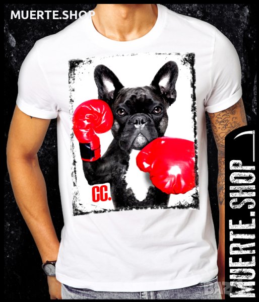 Тениска с щампа BOXING BULLDOG, снимка 1