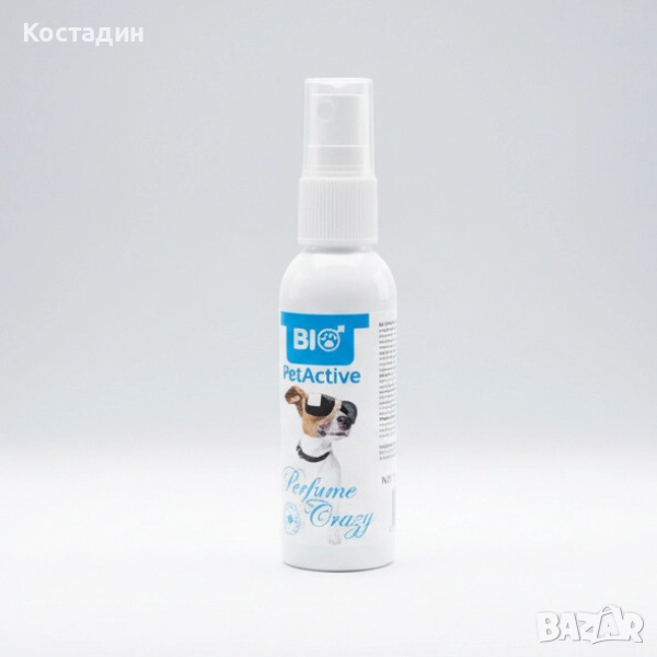 Парфюм за Мъжки Кучета - с аромат на Ванилия - 50ml - Perfume Crazy - Bio PetActive, снимка 1