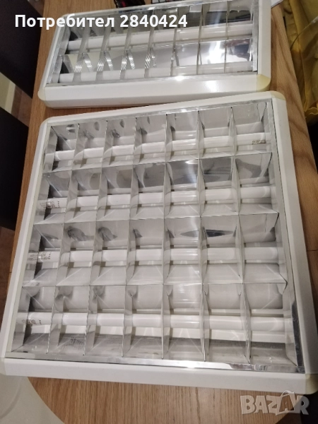 Осветителни тела за таван - малко + голямо + 5бр. LED пури, снимка 1