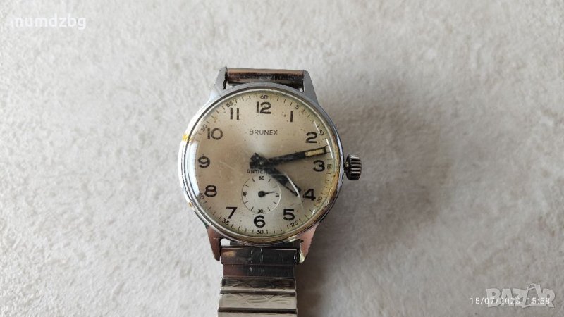 Часовник Brunex 1960 швейцарски часовник, снимка 1