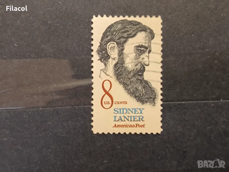 САЩ  личности 1972 Сидни Ланиер, снимка 1