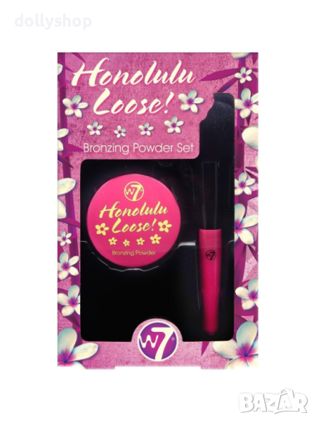 Бронзиращ Комплект от Бронзираща насипна пудра и четка за лице, снимка 1