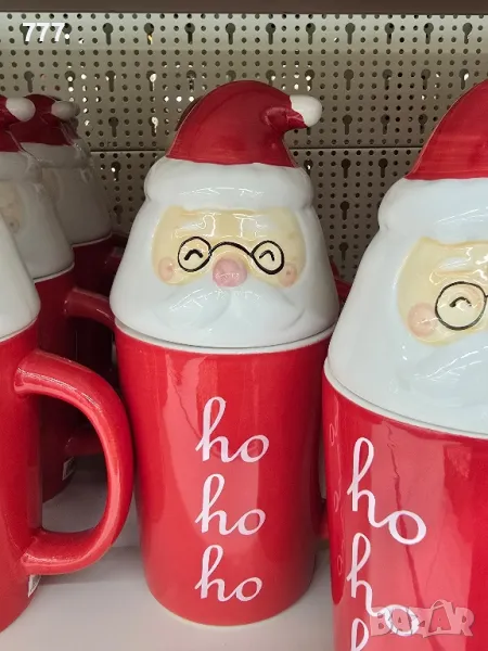 коледни чаши с капак 810 мл, снимка 1