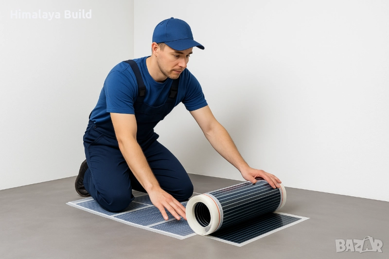 Монтаж на инфрачервено подово отопление – Пловдив и региона, снимка 1