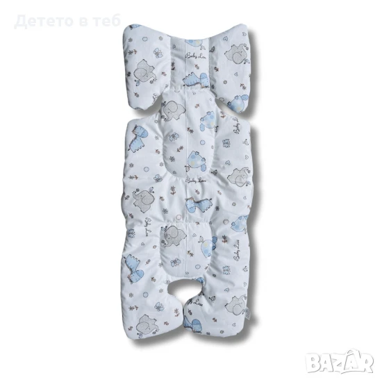 Постелка за количка супер Синя костенурка, снимка 1